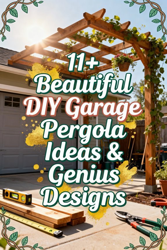 Read more about the article 11+ Beautiful DIY Garage Pergola Ideas & Genius Designs