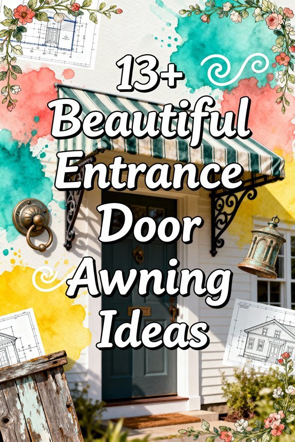 Read more about the article 13+ Beautiful Entrance Door Awning Ideas