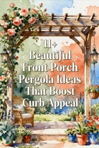 Read more about the article 11+ Beautiful Front Porch Pergola Ideas That Boost Curb Appeal