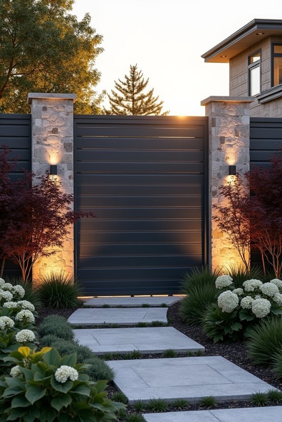 boundary wall aesthetic enhancement