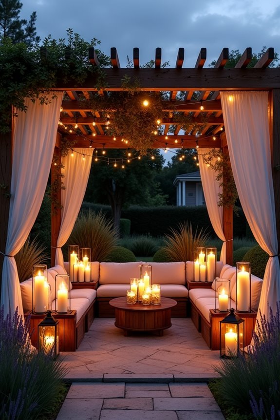 candle arrangements for ambiance