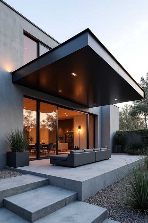 cantilevered overhang structural design