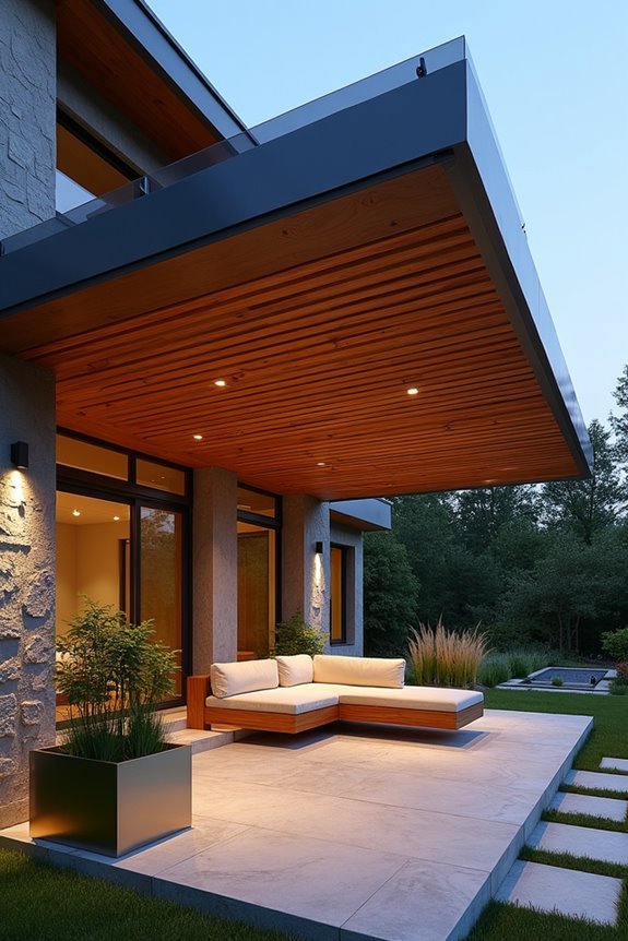 cedar canopies with adjustable shading