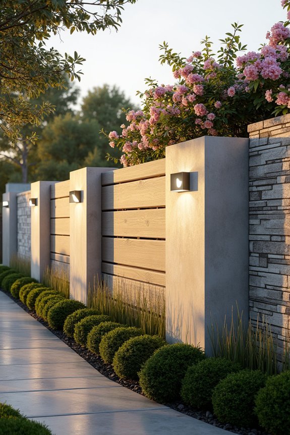 cement fence configurations overview