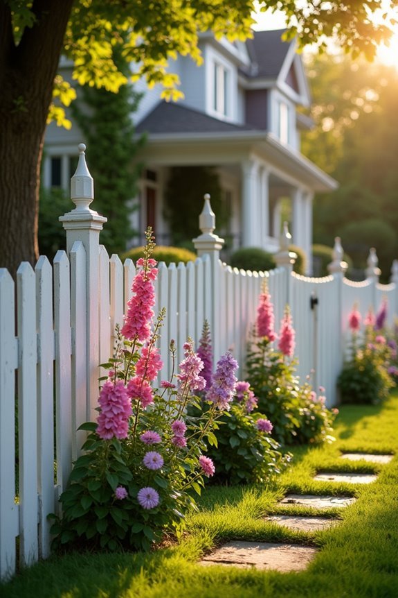 charming decorative boundary fences