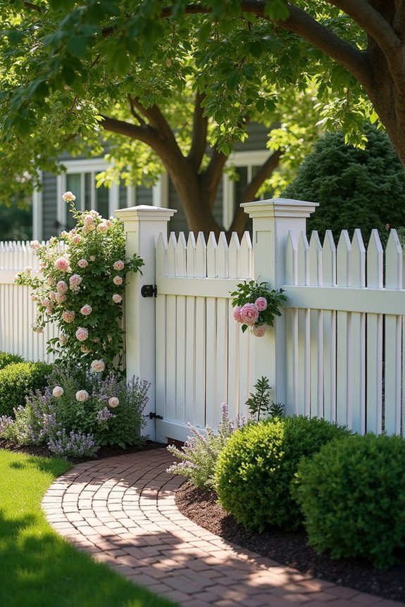 classic wood fence aesthetics