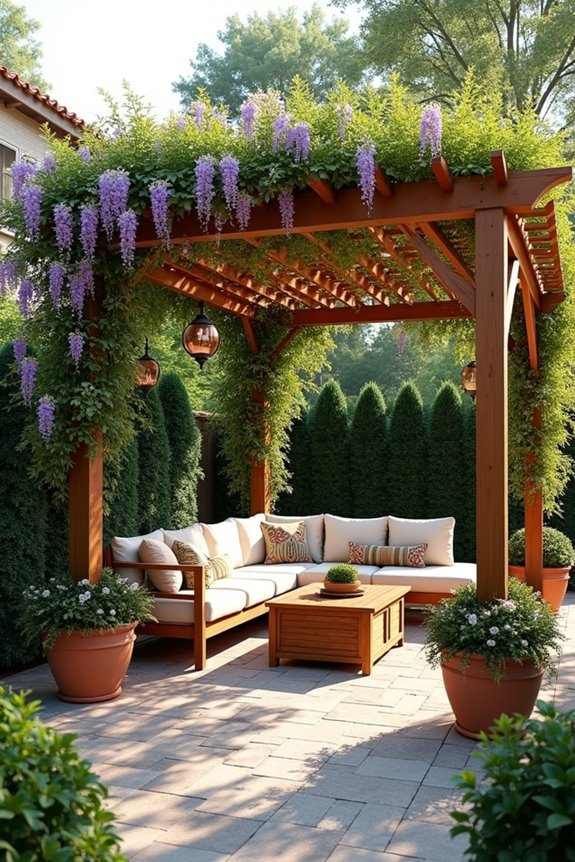 climbing vines enhance pergolas