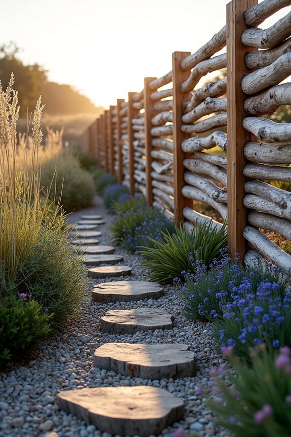 coastal driftwood privacy panels