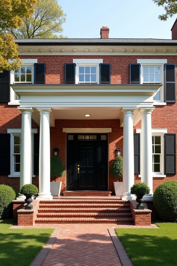 colonial flat roof construction