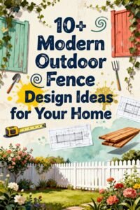 Read more about the article 10+ Modern Outdoor Fence Design Ideas for Your Home