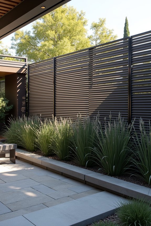 contemporary privacy screen solutions