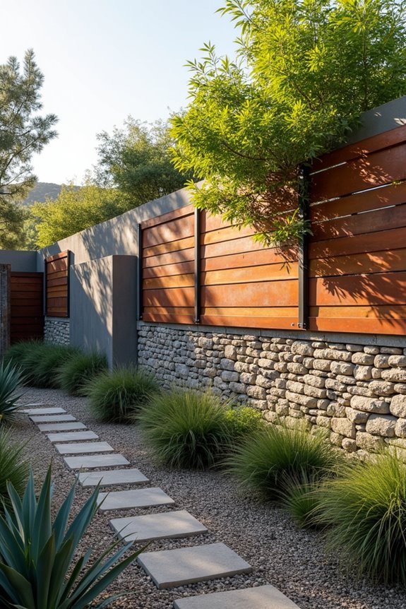 contrasting materials architectural design