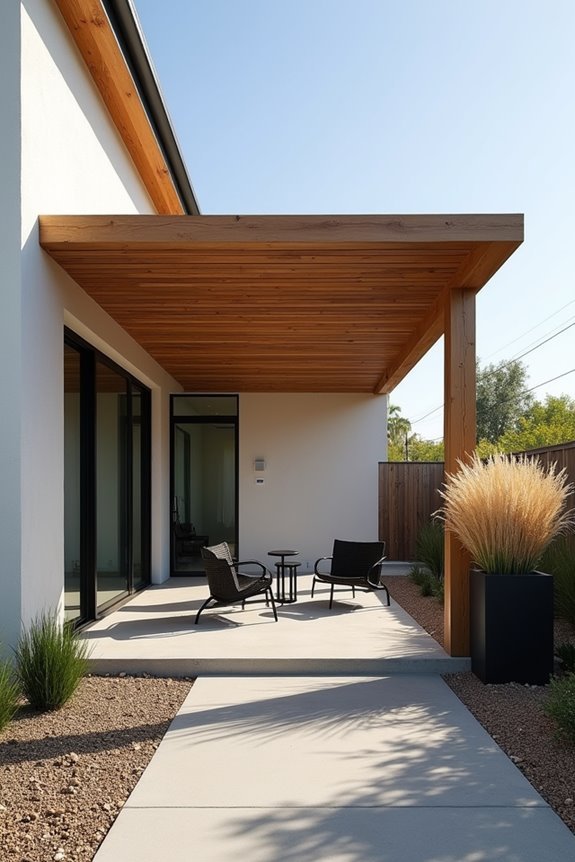 controlled visibility wood canopies