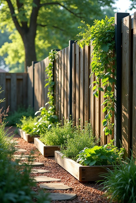 cost effective rustic privacy screens