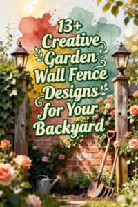 Read more about the article 13+ Creative Garden Wall Fence Designs for Your Backyard
