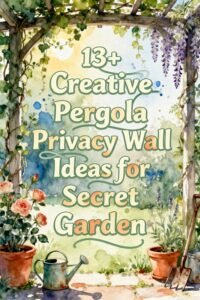 Read more about the article 13+ Creative Pergola Privacy Wall Ideas for Your Secret Garden