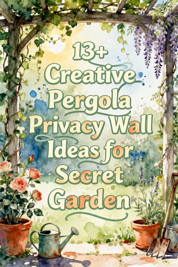 Read more about the article 13+ Creative Pergola Privacy Wall Ideas for Your Secret Garden