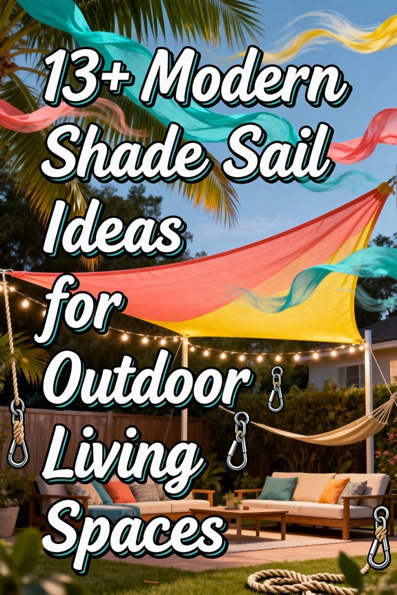 Read more about the article 13+ Modern Shade Sail Ideas for Outdoor Living Spaces