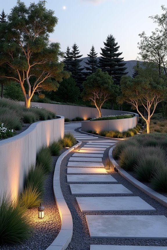 curved concrete wall benefits