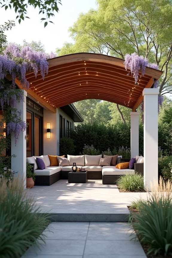 curved roof design elegance