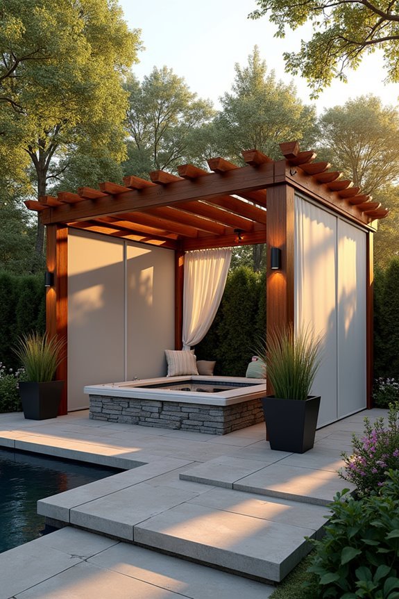 customizable hot tub enclosure