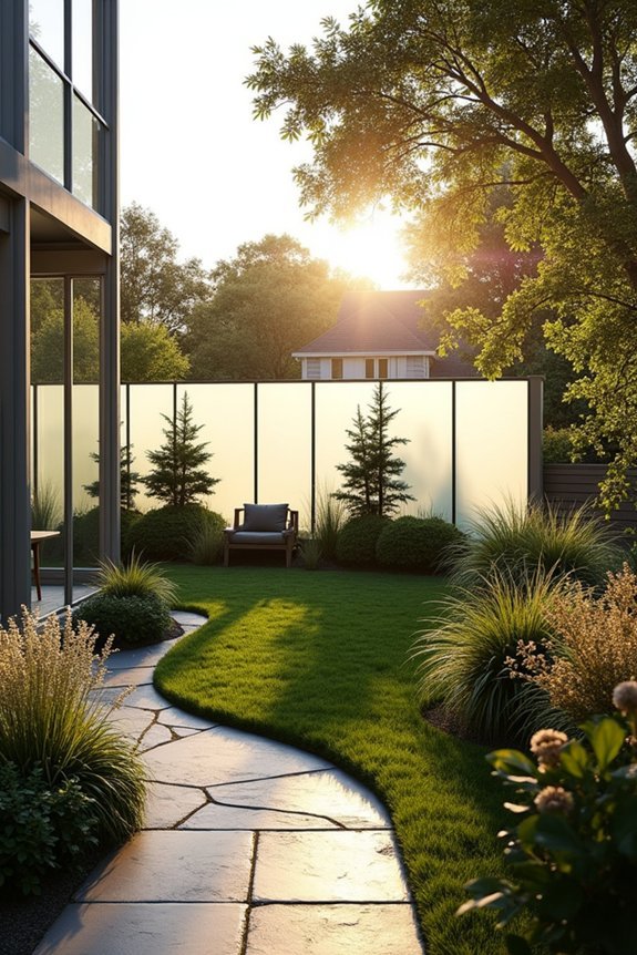 customizable semi private glass screens