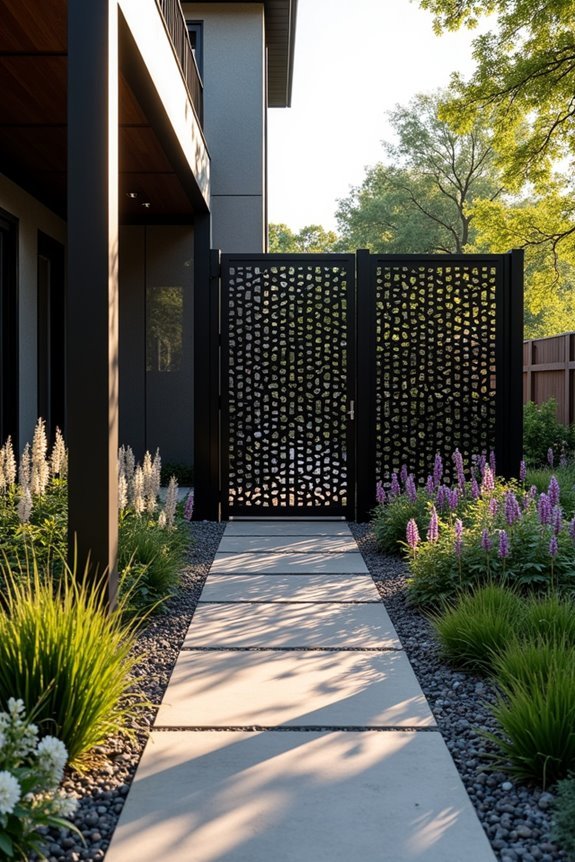 decorative privacy metal screens