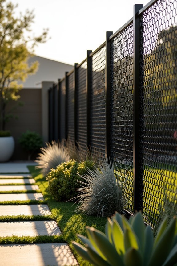 decorative privacy slat options