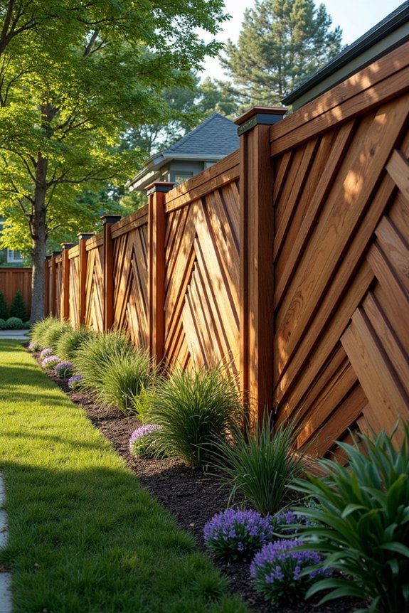 diagonal batten geometric designs