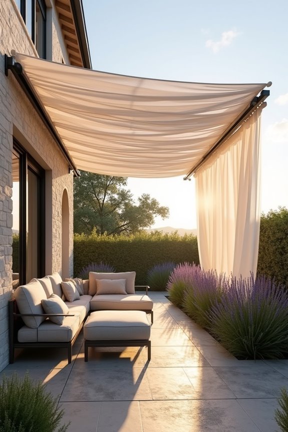 dimensional sheer fabric layering