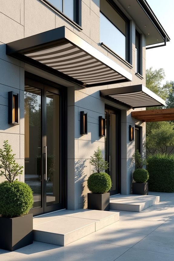 door canopy structural options