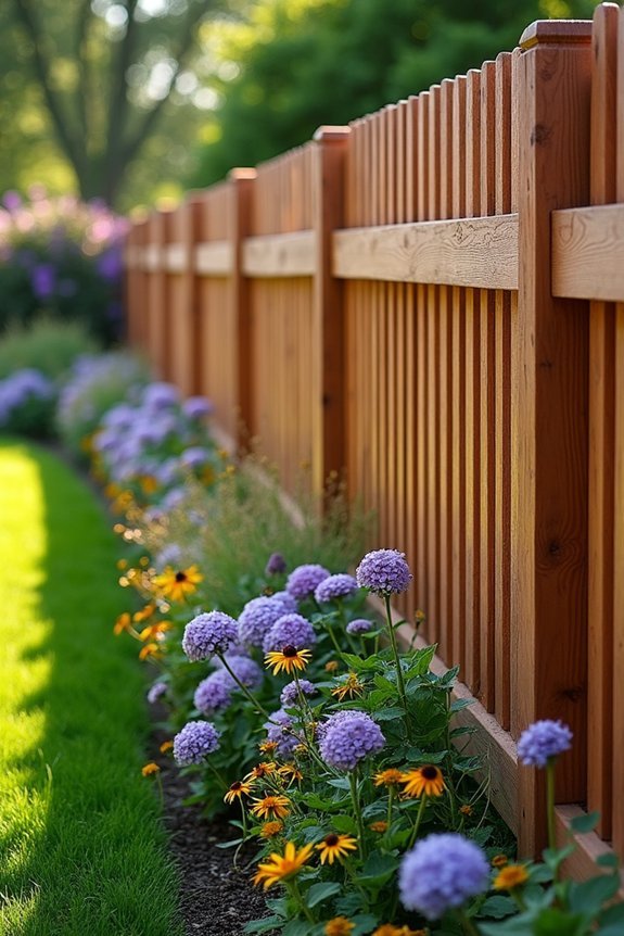 double sided shadowbox fencing design