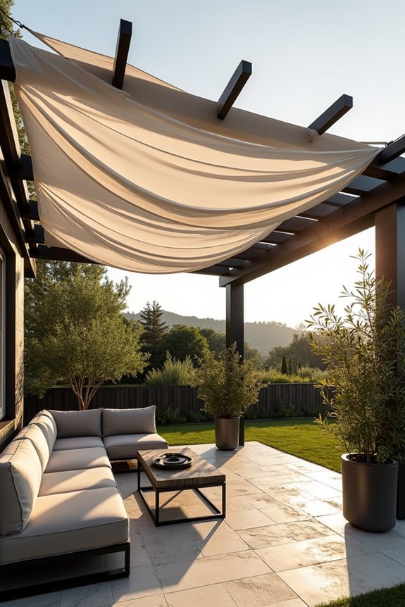 draped canopy design specifications