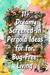 Read more about the article 11+ Dreamy Screened-In Pergola Ideas for Bug-Free Living