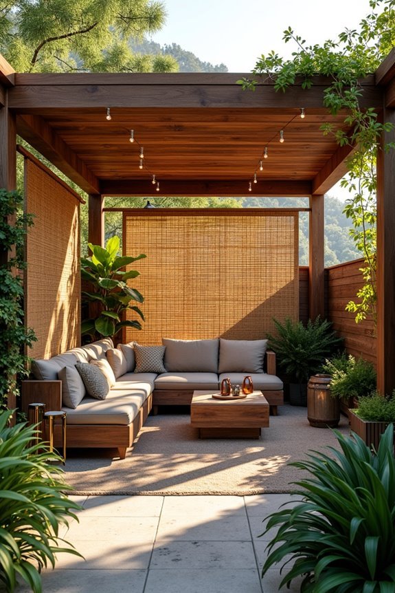 durable bamboo privacy screens