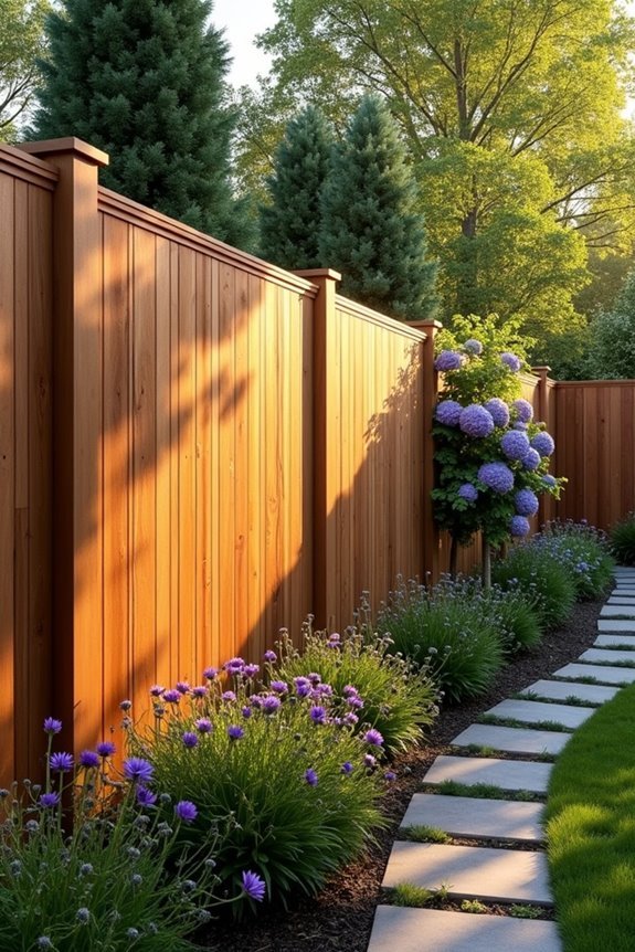 durable cedar privacy fences