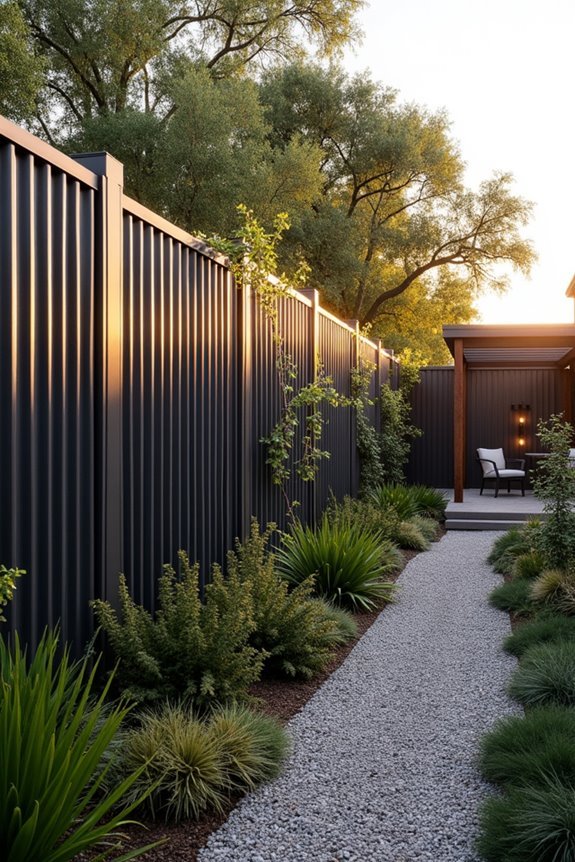 durable low maintenance visual barriers