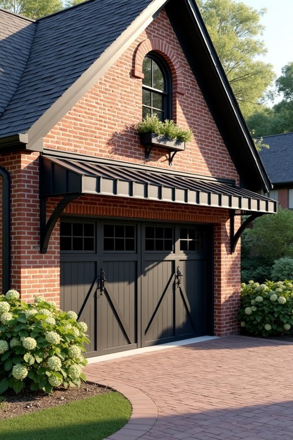 durable metal canopy awnings