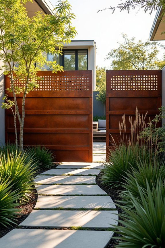 durable metal privacy screens