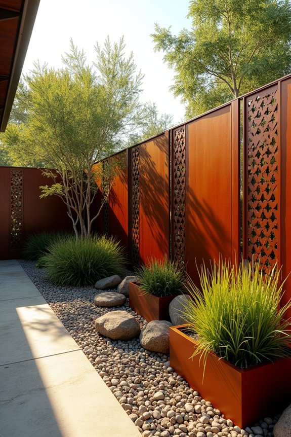 durable metal privacy screens
