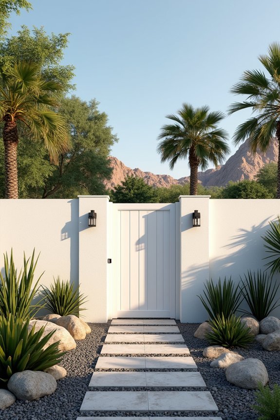 durable stucco fence assemblies