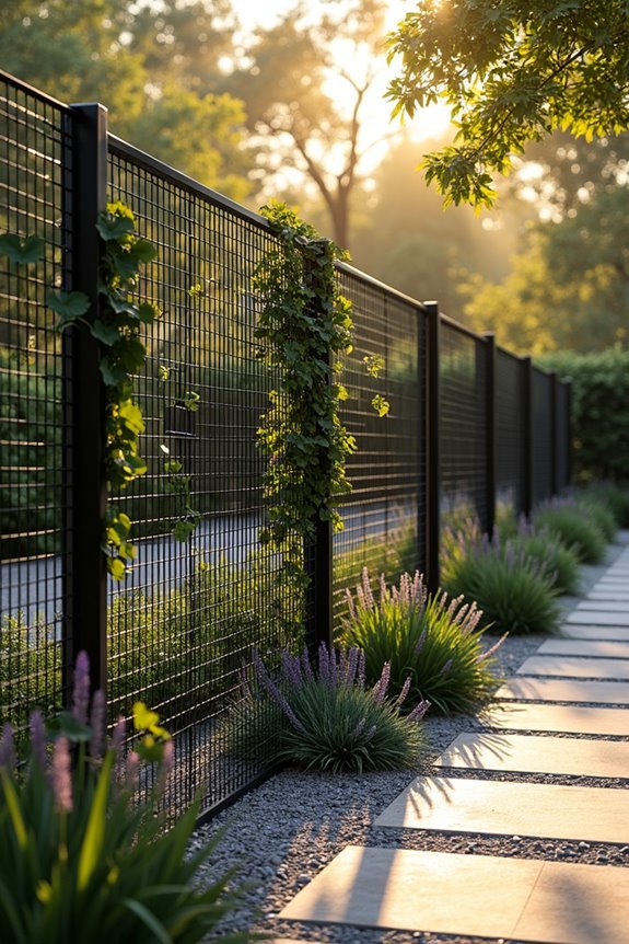 durable transparent industrial fencing