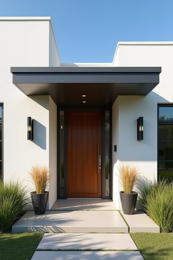 durable waterproof metal overhangs