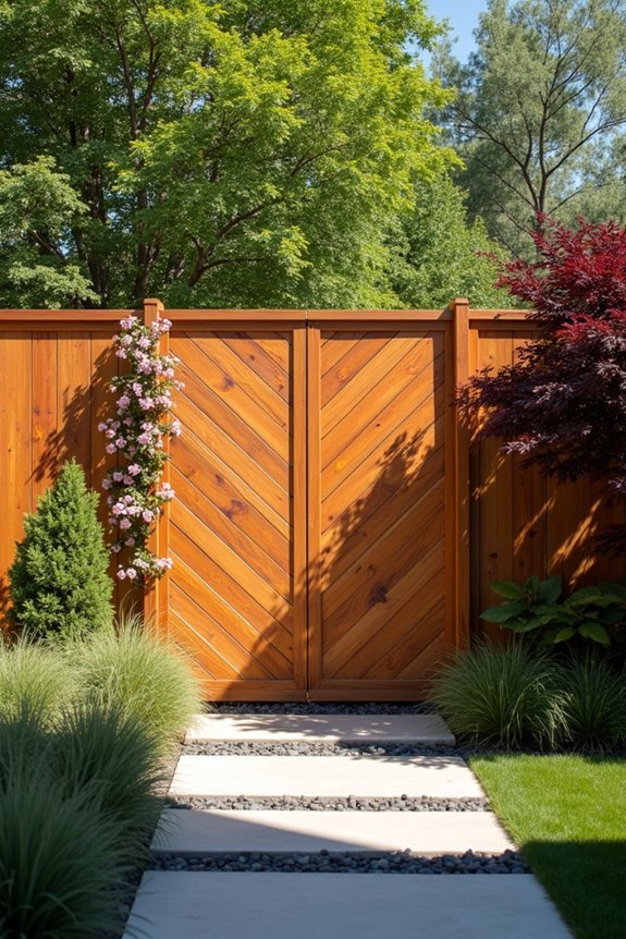 dynamic cedar panel design