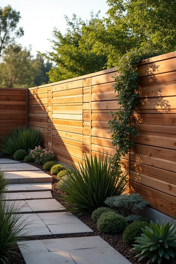 dynamic mixed width fencing