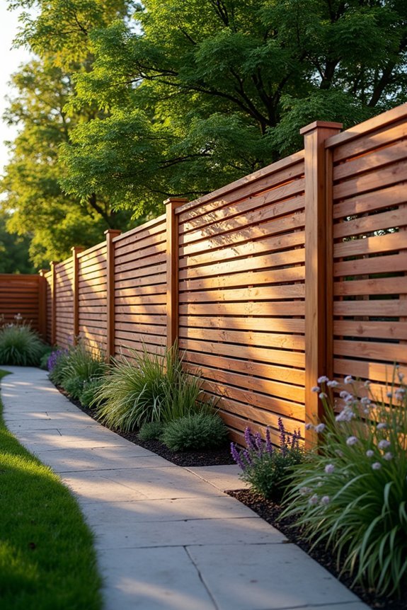 dynamic privacy slat fencing