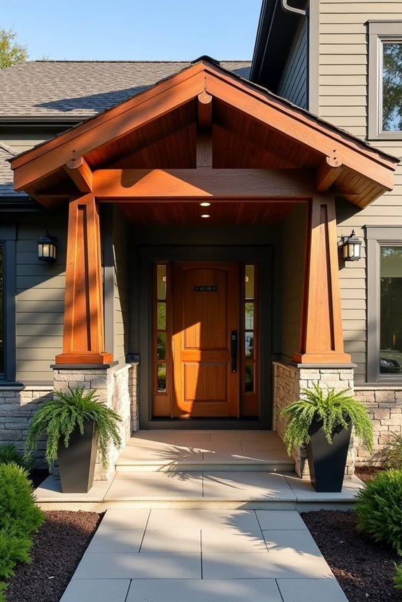 dynamic slatted overhang design