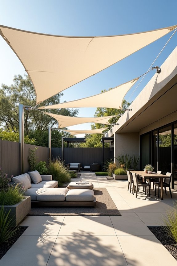 dynamic uv protective fabric structures