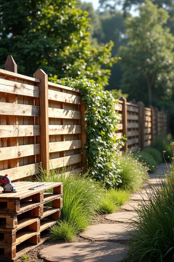 easy pallet fence installation