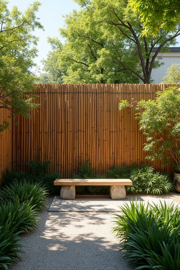 eco friendly bamboo privacy fencing